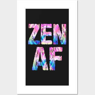 Zen AF Spiritual Colorful Posters and Art